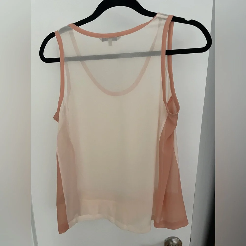Sheer Ruffle Sleeveless Top - Picture 5 of 5
